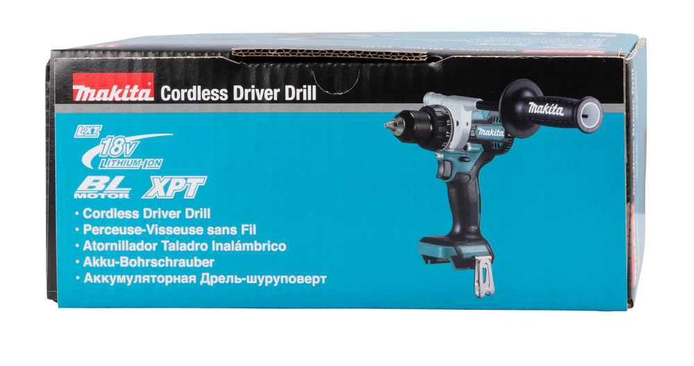 Дрель-шуруповерт аккумуляторная Makita DDF486Z LXT BL 18В, 130 Нм, 2100 об/мин, без акб и ЗУ