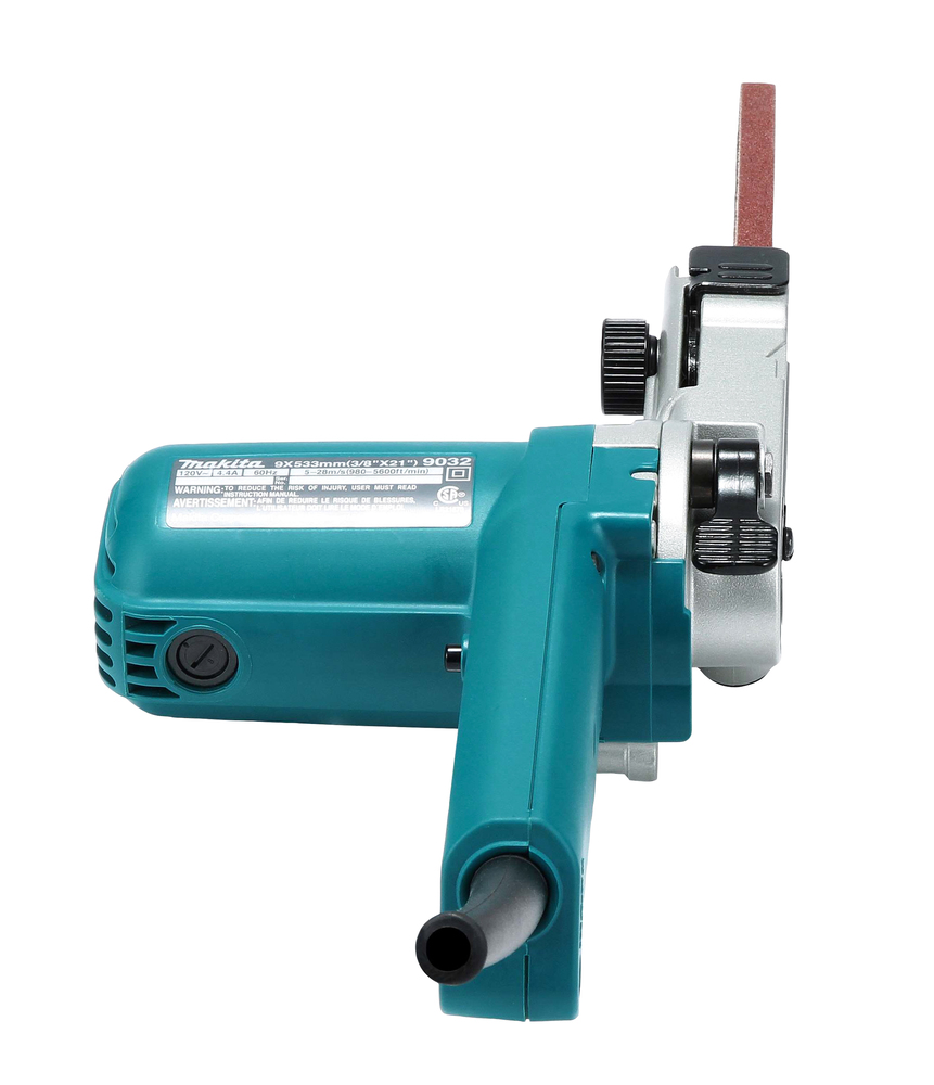 Ленточный напильник электрический  Makita 9032 6/9/13 мм, 500 Вт, 300 – 1700 м/мин, 9 мм