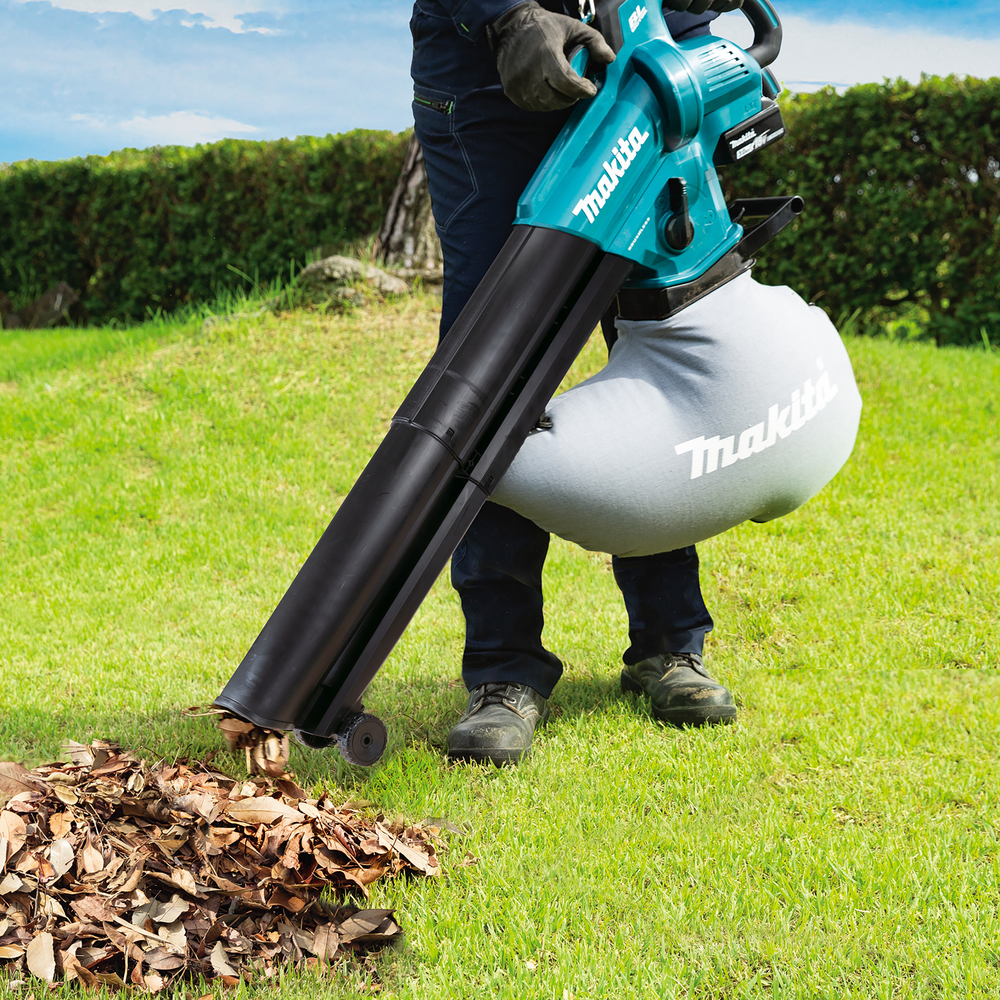 Аккумуляторная воздуходувка Makita DUB187Z LXT BL 18В, 4,2 м³/мин, 64 м/с, мешок 25л, XPT, без акб и З/У