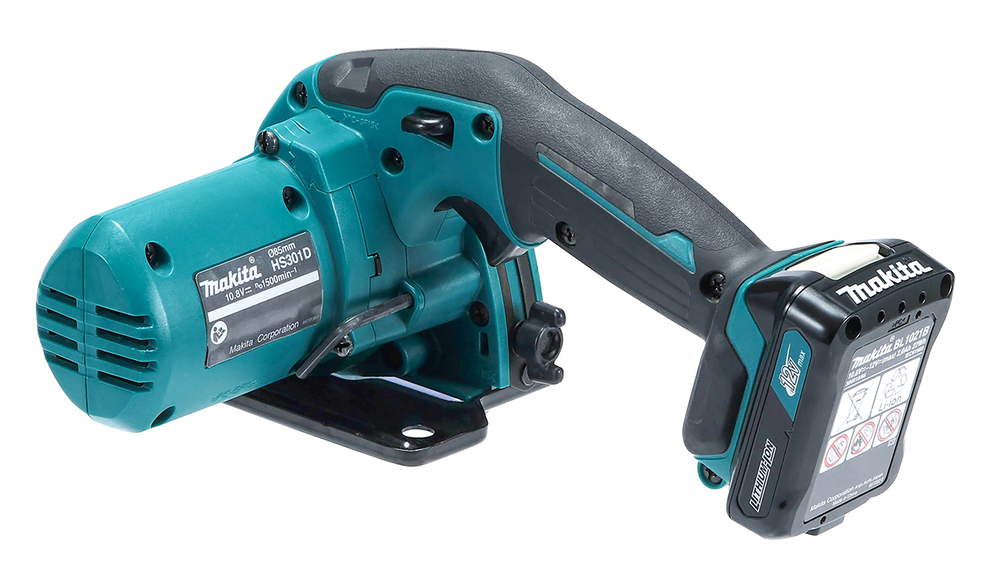 Пила дисковая аккумуляторная Makita HS301DWAE CXT 12В, 1500 об/мин, 85 мм