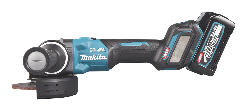 Угловая шлифмашина аккумуляторная Makita GA041GZ01 XGT BL 40В, 125 мм, 3000-8500 об/мин, без акб и ЗУ