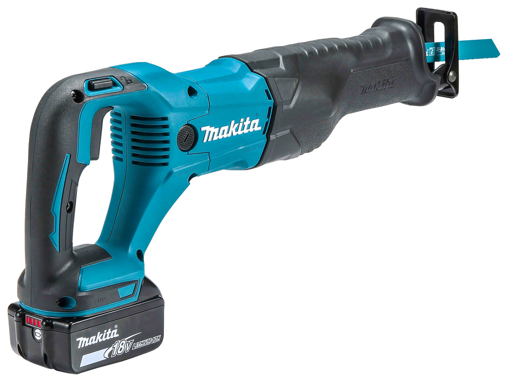 Пила сабельная аккумуляторная Makita DJR186RFE LXT 18В, 0 – 2 800 об/мин, 32 мм