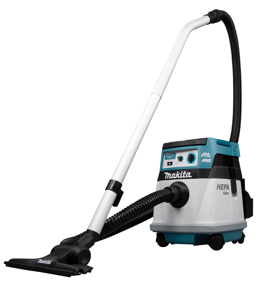 Пылесос аккумуляторный с Bluetooth-системой автоматического запуска Makita DVC157LZX3 2х18В, 15л, без акб и ЗУ