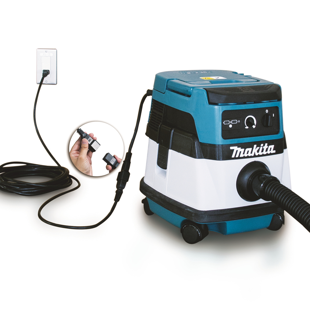 Пылесос гибридный Makita DVC860LZ LXT 18 В X2, 9 кПа, 8 л, без акб и ЗУ