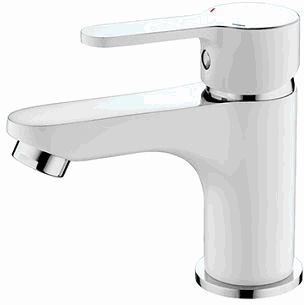 СМЕСИТЕЛЬ ДЛЯ УМЫВАЛЬНИКА LEDEME КАРТРИДЖ Д.35ММ, БЕЛЫЙ, L1003W