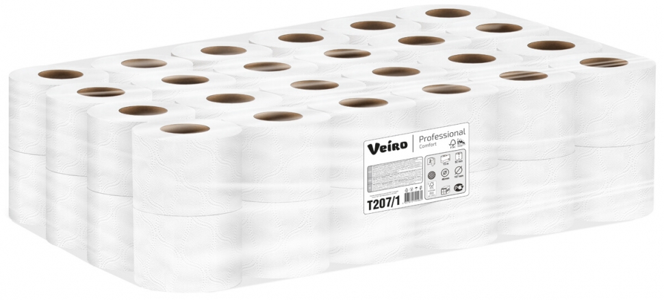 Туалетная бумага Veiro Professional Comfort 15 м T207/1