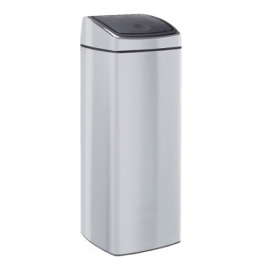 Корзина металлическая матовая MERIDA Touch Bin 25 л. KMS44