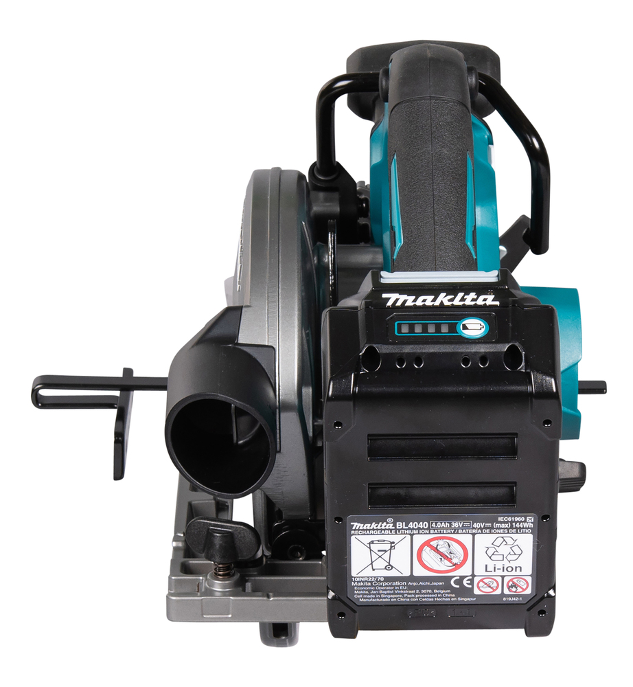 Пила дисковая аккумуляторная Makita HS012GZ XGT BL 40В, диск 165 мм, посадочное отверстие 20 мм, макс рез 41/57 мм, без акб и ЗУ