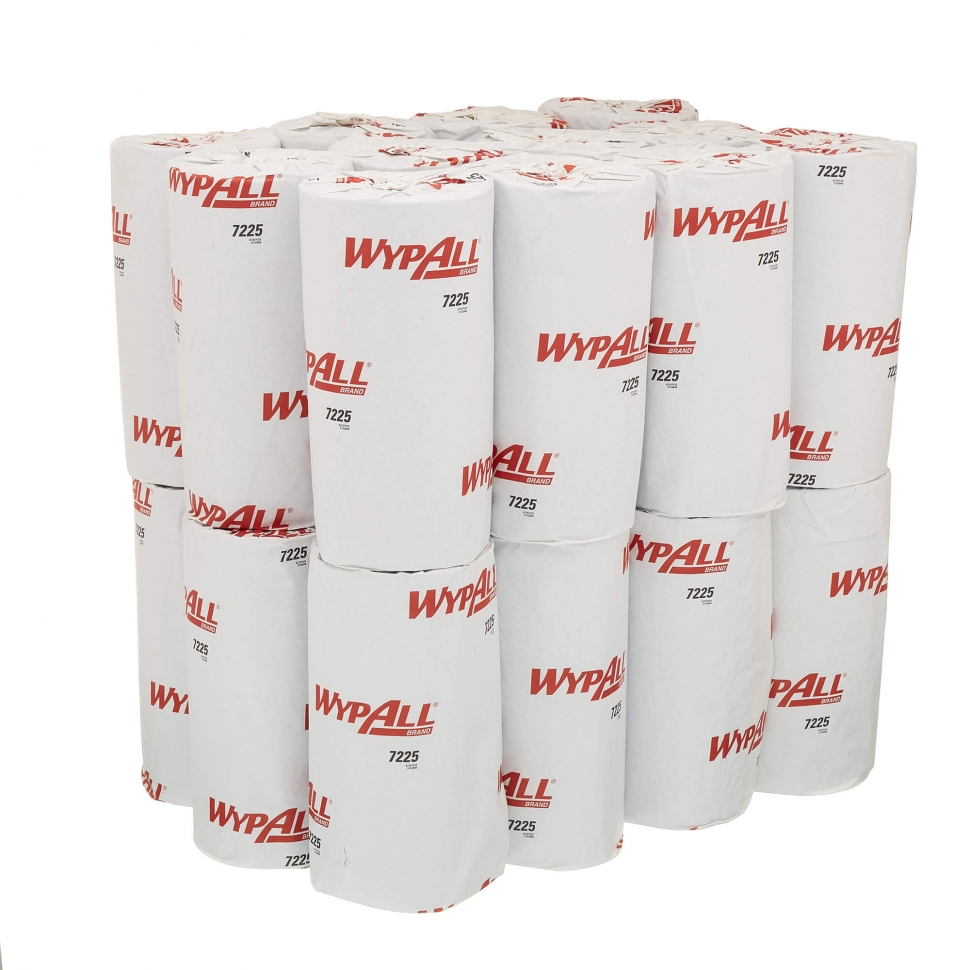 Протирочный материал в рулонах Kimberly-Clark WypAll L10 7225, однослойный