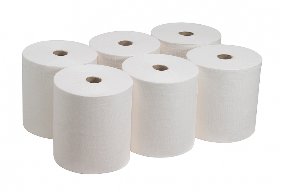 Бумажные полотенца в рулонах Kimberly-Clark Клинекс 6765, двухслойные