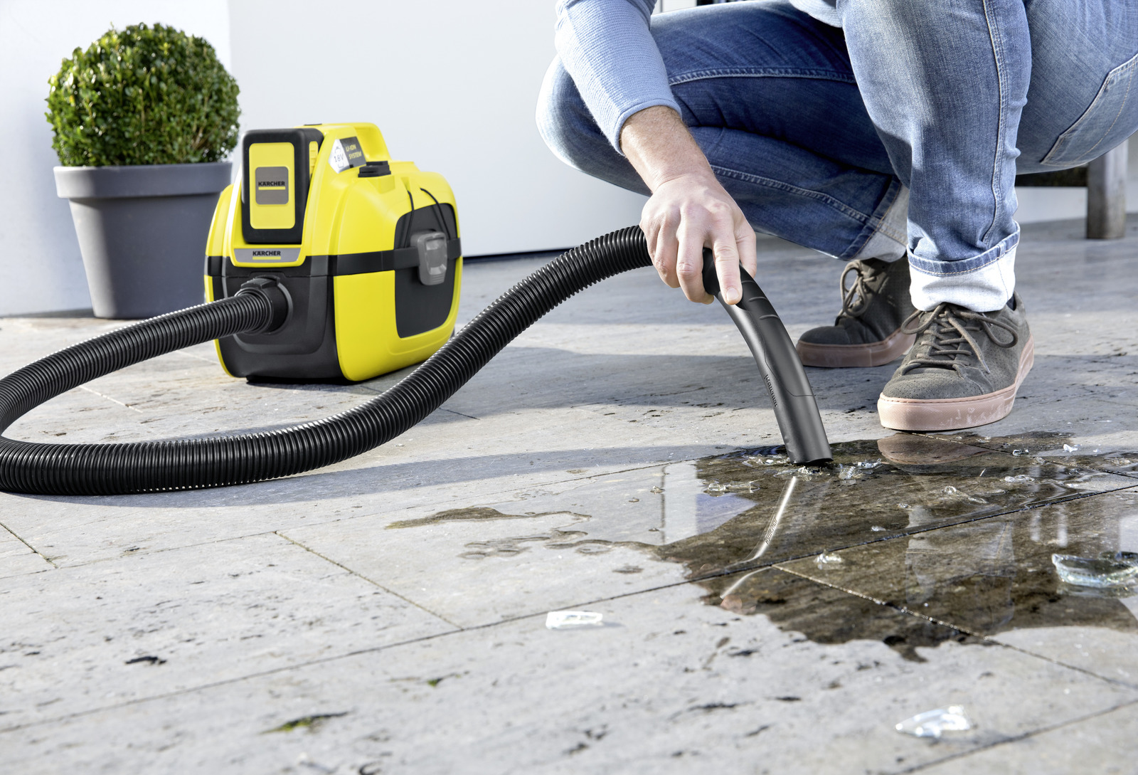 Хозяйственный пылесос Karcher WD 1 Compact Battery