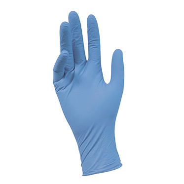 Перчатки нитриловые с текстурой на пальцах