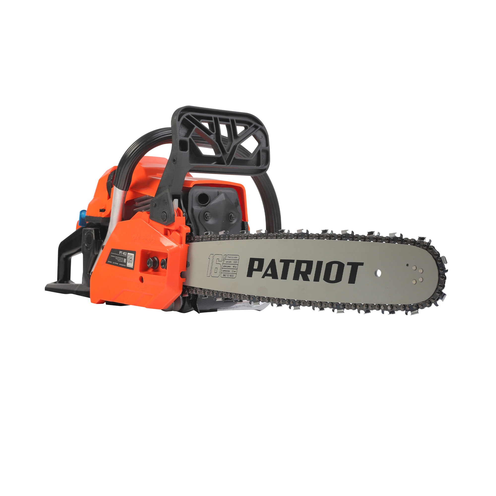 Пила цепная бензиновая PATRIOT PT 452, 3,4 л.с. Easy Start