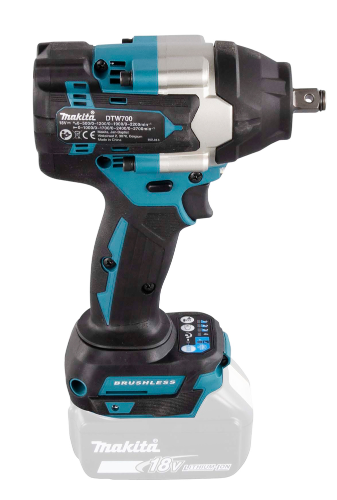 Аккумуляторный ударный гайковерт с приводом Makita DTW700Z 1/2\" LXT 18В, 1/2, 700 Нм, без акб и З/У