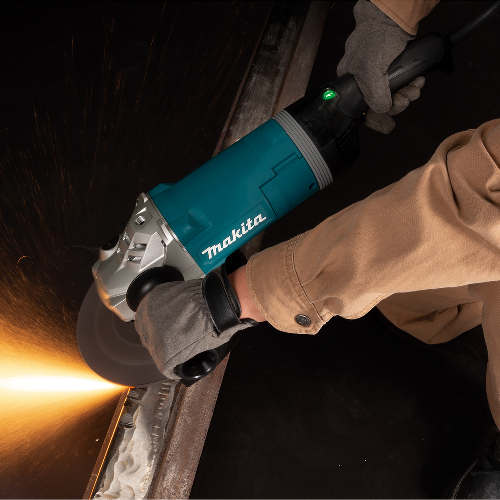 Угловая шлифовальная машина электрическая Makita GA9080X1 2700 Вт, 230 мм, 6600 об/мин