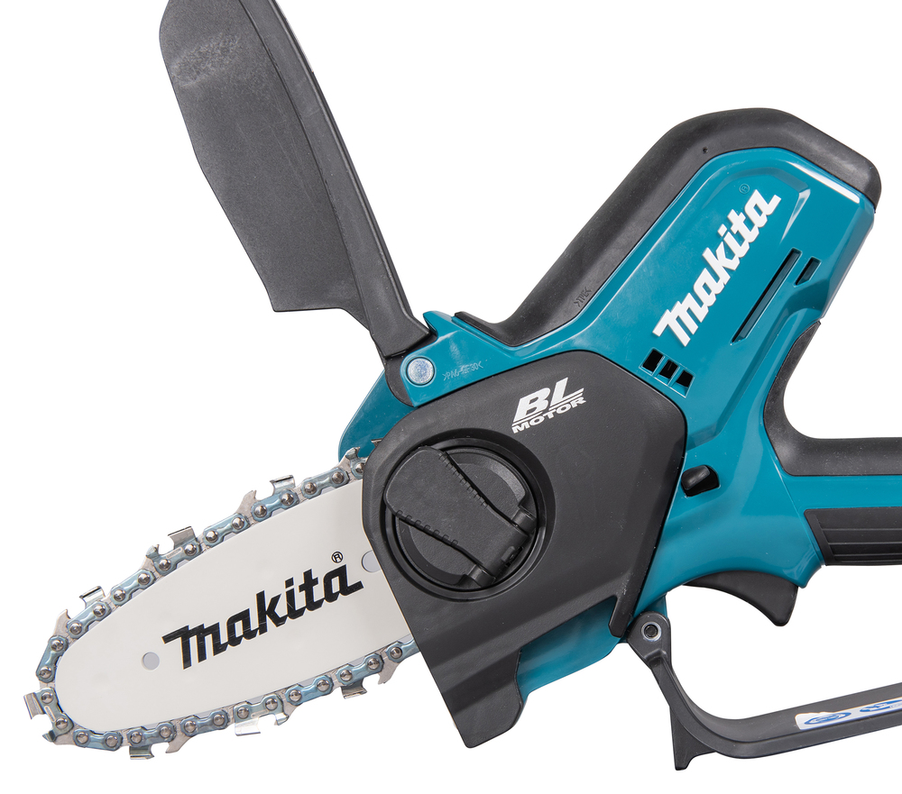 Пила цепная аккумуляторная Makita UC100DZ CXT BL 12В, 210 Вт, 4"/10 см, 0,325", 1,1 мм, 8 м/с, XPT, без акб и ЗУ