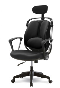 Стул ортопедический с поддержкой поясницы и подголовником DSP 7782M