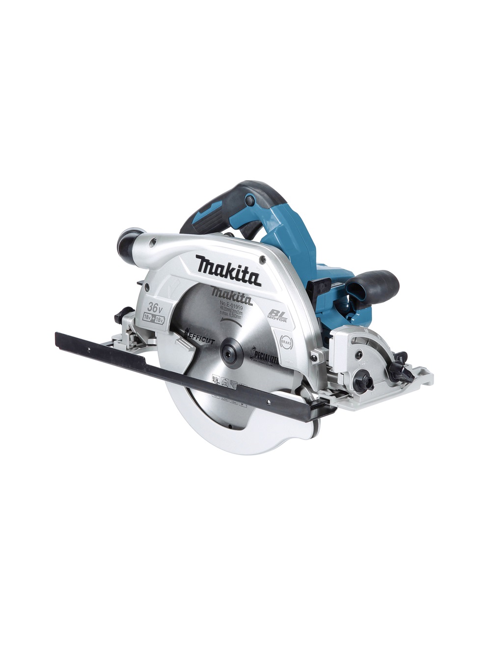 Пила дисковая аккумуляторная Makita DHS900ZU LXT 2х18В, 235 мм, 4500 об/мин, без акб и ЗУ