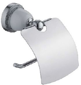Держатель Ledeme для туалетной бумаги белый / серебро L3603