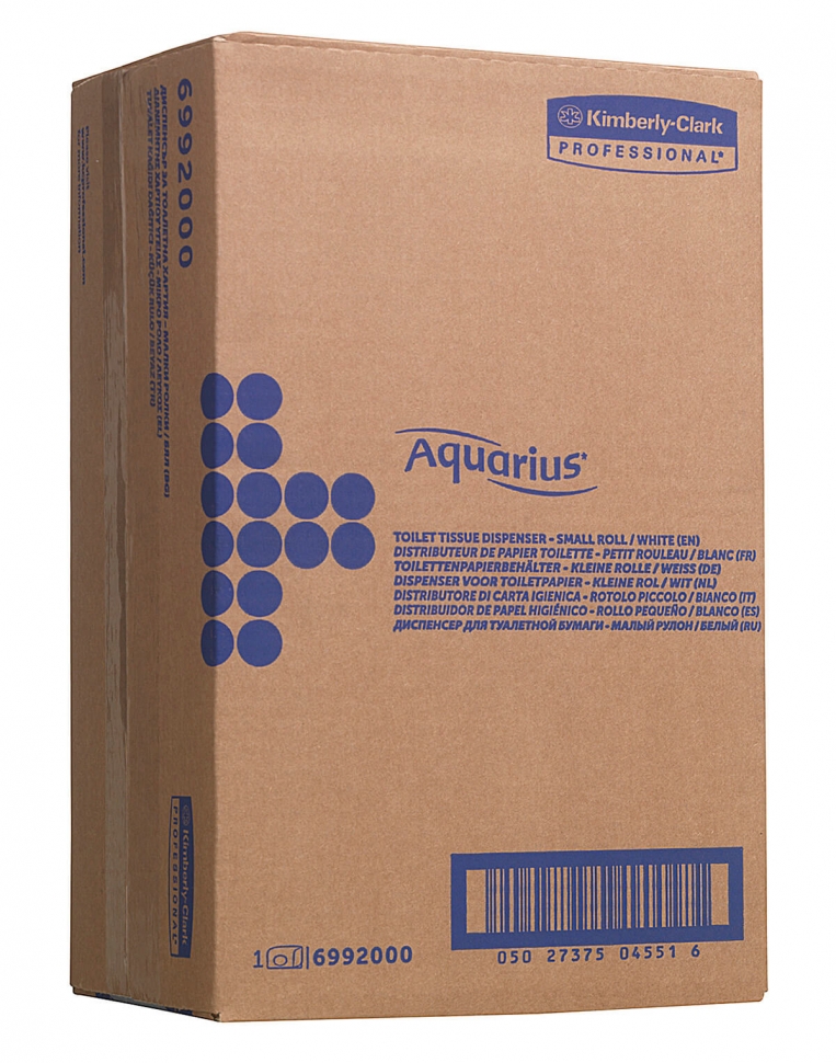 Диспенсер для туалетной бумаги в рулонах Kimberly-Clark AQUARIUS 6992