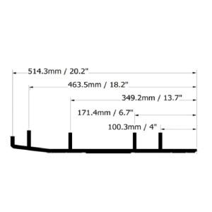 Коньки лыж Sledex для Arctic Cat