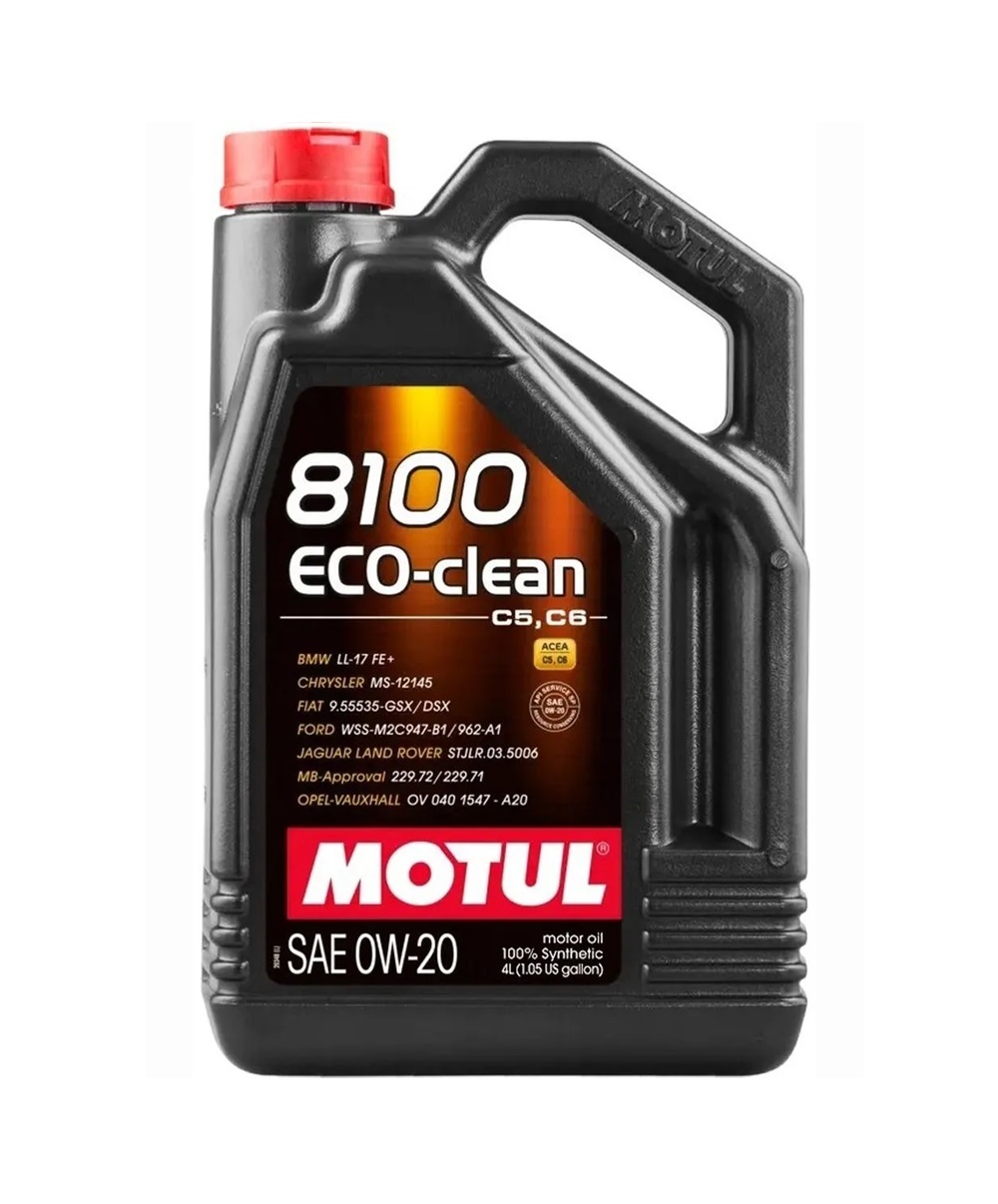 Моторное масло MOTUL 8100 Eco-clean 0W-20 (4 л.)