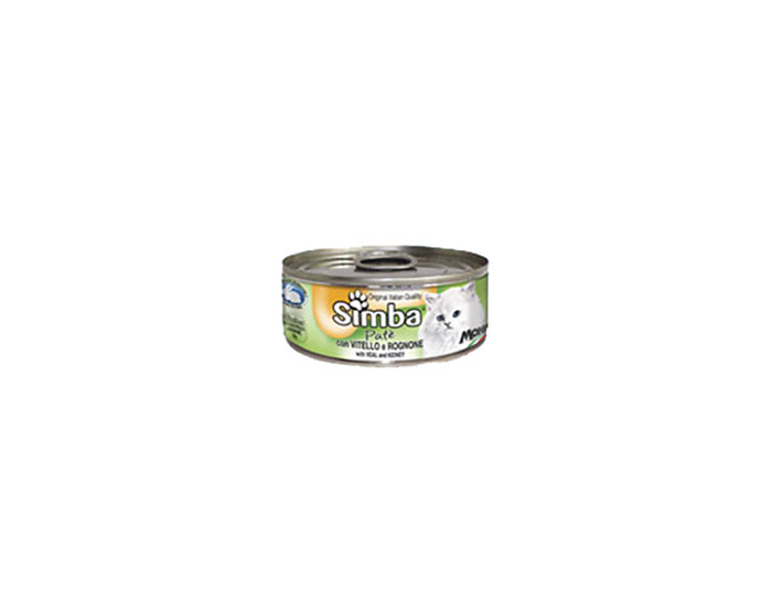 Simba Cat Mousse мусс для кошек телятина/почки 85г
