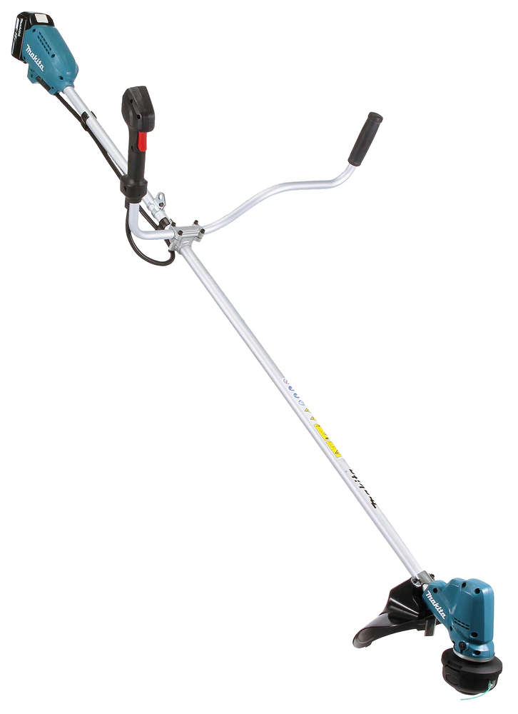 Аккумуляторная травокосилка Makita DUR190URT3 LXT  18В, 2х5.0 Ач, 300 мм (2xBL1850B, DC18RC)
