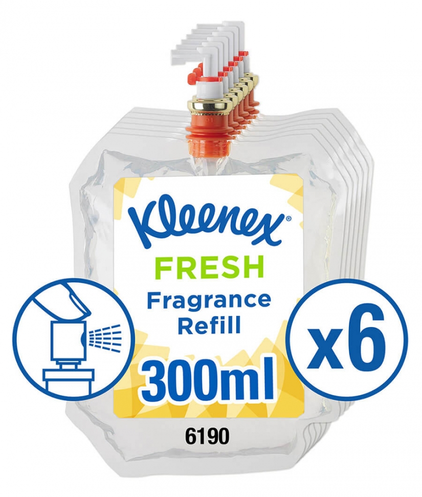 Сменный блок освежителя Kimberly-Clark "Свежий" 6190, сладко-цветочный