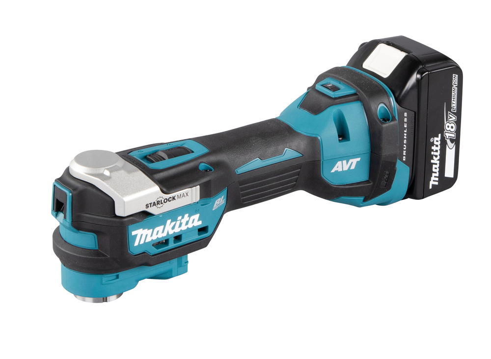 Аккумуляторный многофункциональный инструмент Makita DTM52RTJX1 18В, 2х5,0 Ач, 10000-20000 об\мин, Starlock/Starlock Plus/Starlock Max
