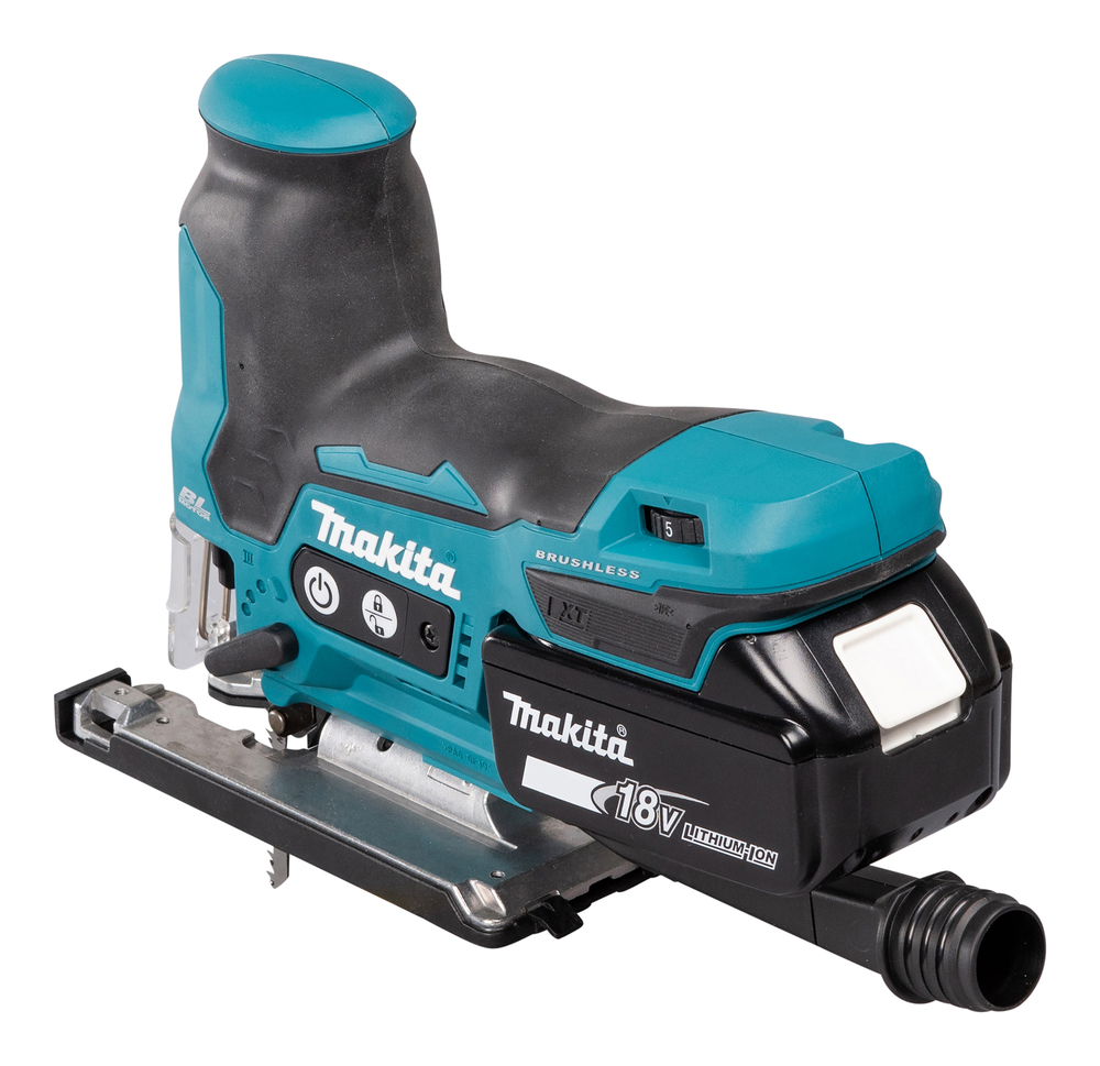 Лобзик аккумуляторный Makita DJV185Z LXT 18В, BL, Soft no Load, XPT, ход 23 мм, плавный пуск, поддержание оборотов п, без акб и ЗУ