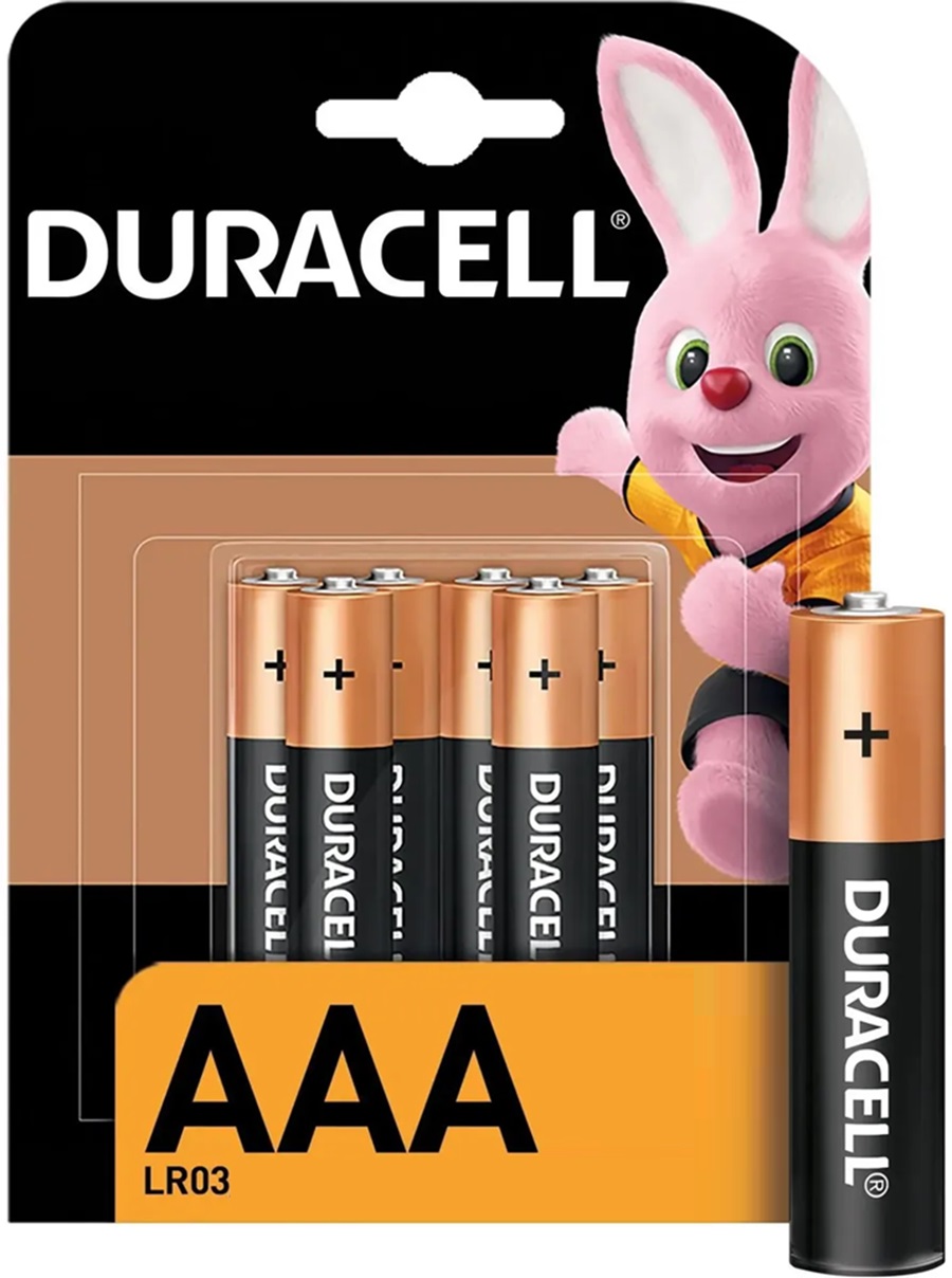 Элемент питания Duracell LR03-6BL BASIC