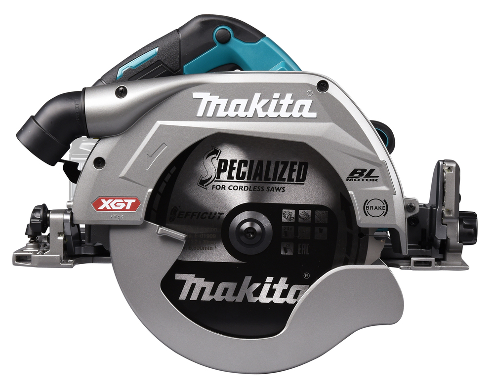 Пила дисковая аккумуляторная Makita HS009GZ XGT 40 В, 235 мм, 4000 об/мин, без акб и ЗУ