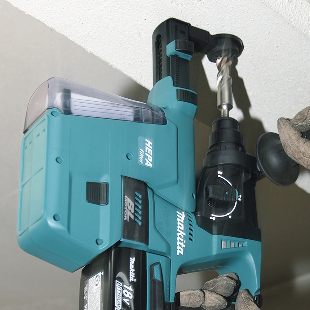 Перфоратор аккумуляторный Makita DHR242RFE LXT 18В, 2х3.0 Ач, 24 мм, 2,0 Дж, SDS-PLUS