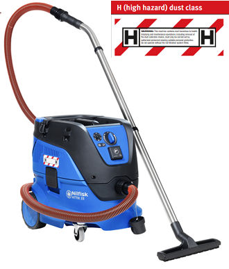 Пылесос Nilfisk ATTIX 33-2H PC для работы с опасной пылью класса H
