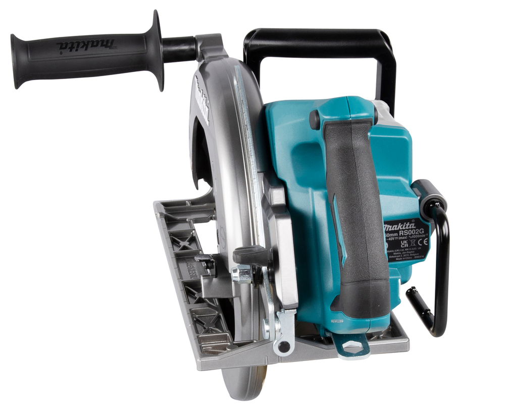 Пила дисковая аккумуляторная с задней рукояткой Makita RS002GZ XGT 40В, 260 мм, 4000 об/мин, без акб и ЗУ