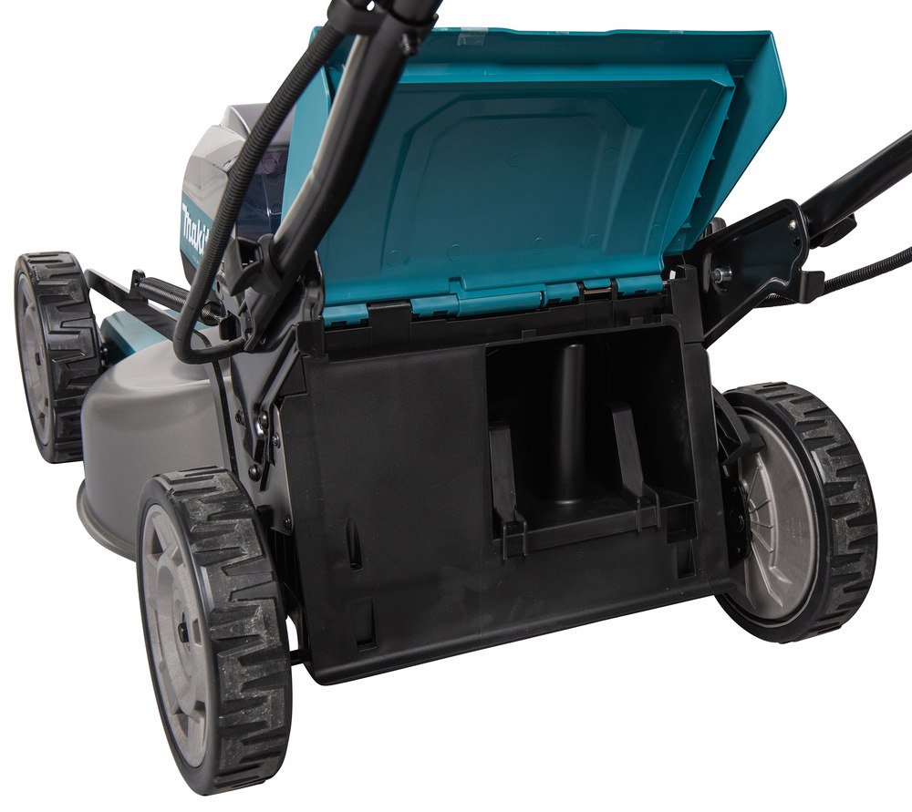 Газонокосилка аккумуляторная Makita LM002GT201 XGT 40v MAX, 1900 Вт, 53 см, 70 л, 1,5-5 км/ч, 4в1, (2xBL4050F; DC40RC)