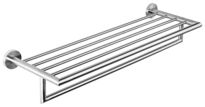 Полка для полотенец с вешалом NIZA матовая 16854.S