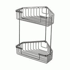 Полка угловая 2-х ярусная 25х25см Ledeme L335-1