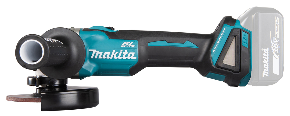Угловая шлифмашина аккумуляторная Makita DGA506Z LXT 18В, 125 мм, 8500 об/мин, без акб и ЗУ