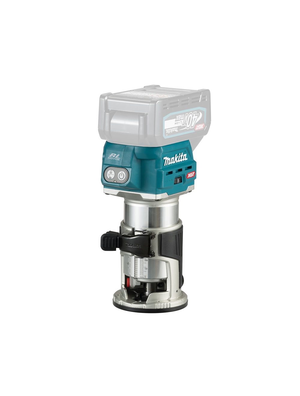 Фрезер кромочный аккумуляторный Makita RT001GZ19 XGT 40В, 31000 об/мин, без акб и ЗУ