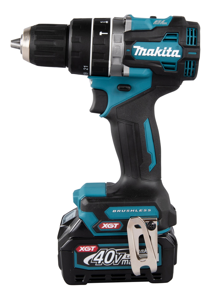 Ударная дрель-шуруповерт аккумуляторная Makita HP002GD201 XGT 40В, 2х2.5 Ач, 65 Нм, 2200 об/мин