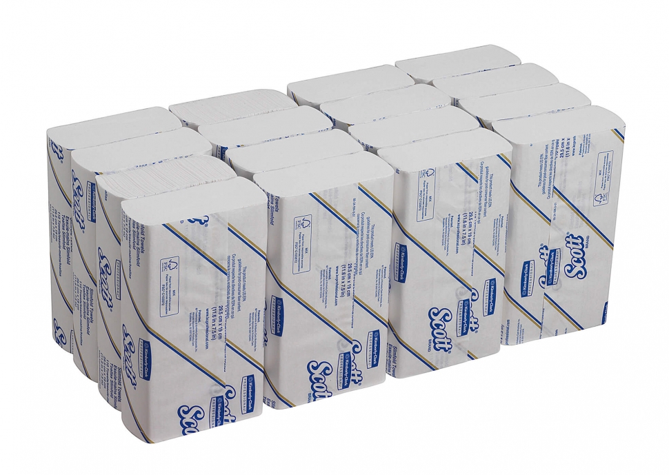 Бумажные полотенца в пачках Kimberly-Clark SCOTT SlimFold 5856