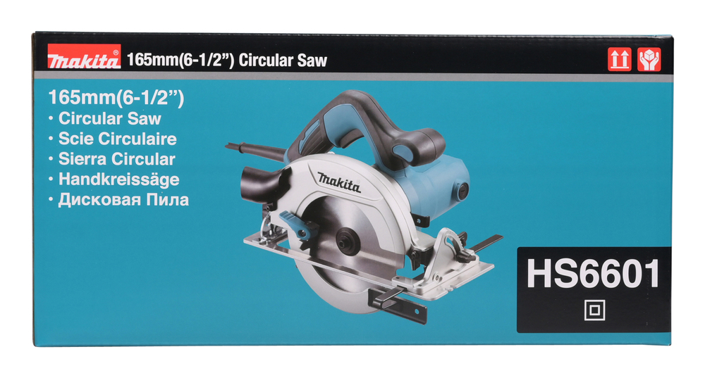 Пила дисковая циркулярная Makita HS6601 1050 Вт, 165 мм, 5200 об/мин