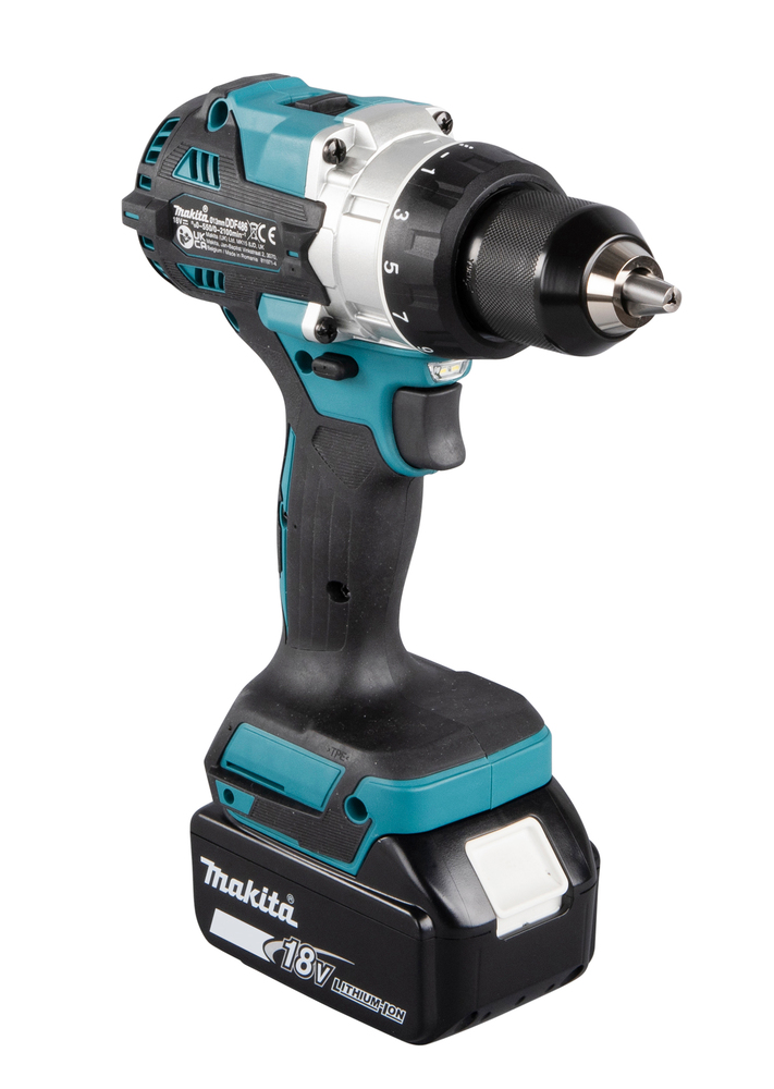 Дрель-шуруповерт аккумуляторная Makita DDF486RT LXT BL 18В, 1х5.0 Ач Li-ion, 130 Нм, 2100 об/мин