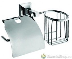 Держатель для т/б с корзиной 881045