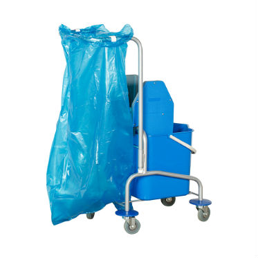 Алюминиевая одноведерная уборочная тележка 02.115