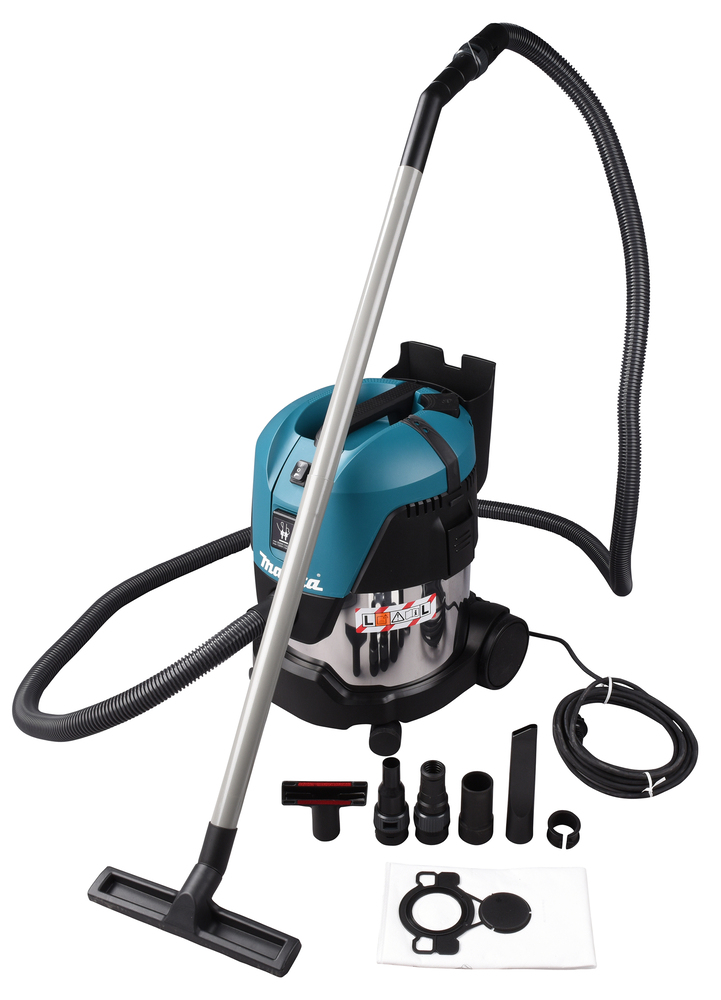 Профессиональный пылесос для сухой и влажной уборки Makita VC2012L 1000 Вт, 210 мбар, 20 л