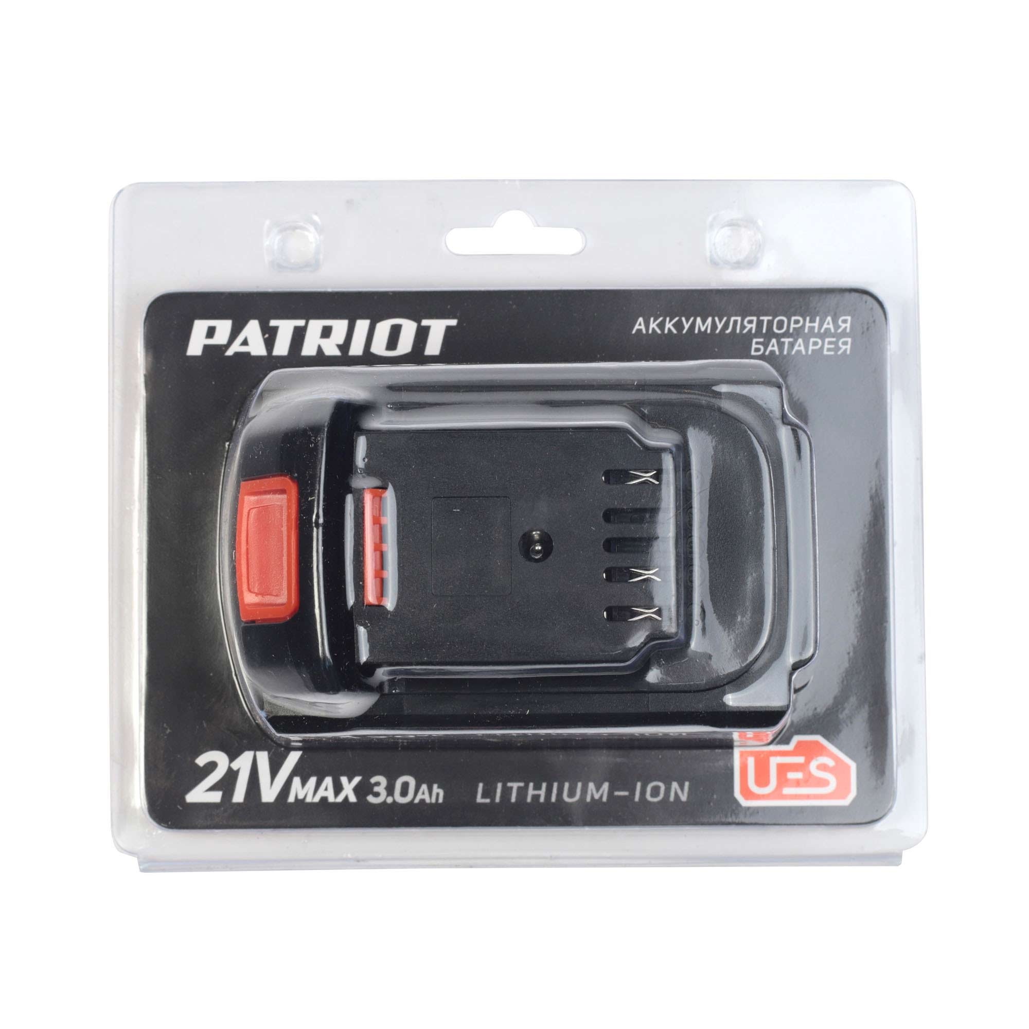 Батарея аккумуляторная PB BR 21V (Max) Li-ion 3,0 Ah UES тонкая зарядка (5,5 мм)