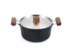 Кастрюля Oslo 3 л. IH 24 см низкая для индукционных плит с крышкой